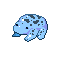 cute blue froggy