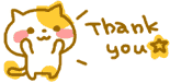 cat saying thank you